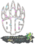 Sticker | BIG (Glitter) | Antwerp 2022