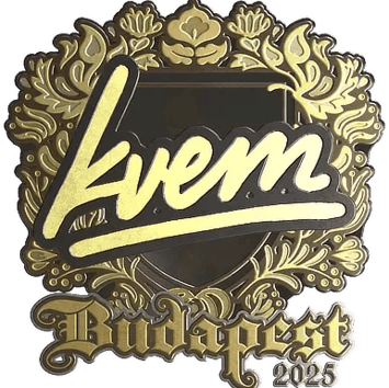 貼紙 | Kvem(黃金)| Budapest 2025