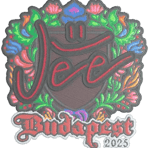 Sticker | Jee (Embroidered) | Budapest 2025