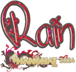 Sticker | rain (Glitter) | Shanghai 2024