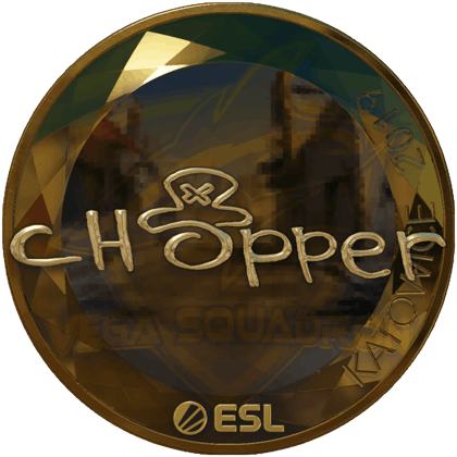 Sticker | chopper (Altın) | Katowice 2019
