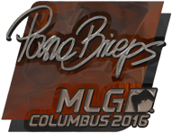 Sticker | pashaBiceps (Foil) | MLG Columbus 2016