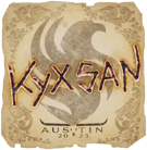 Sticker | kyxsan | Austin 2025 image