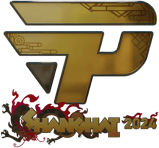 Sticker | paiN Gaming (Gold) | Shanghai 2024