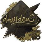 Sticker | dav1deuS (Gold) | Rio 2022 image