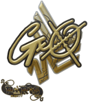 Sticker | gxx- (Gold) | Paris 2023