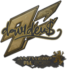 Sticker | dav1d (Gold) | Antwerp 2022 image