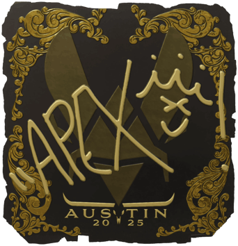 Sticker | apEX（黃金）| Austin 2025