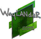 Sticker | wayLander (Foil) | Boston 2018 image