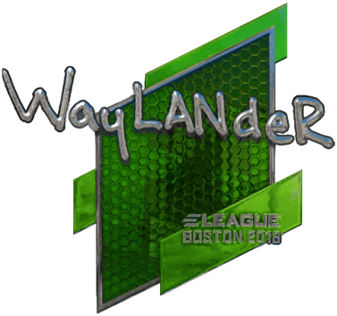 Sticker | wayLander (Parlak) | Boston 2018