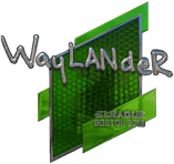 Sticker | wayLander (Foil) | Boston 2018