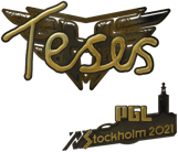 Sticker | TeSeS (Gold) | Stockholm 2021 image