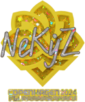 Sticker | NEKiZ (Glitter) | Copenhagen 2024
