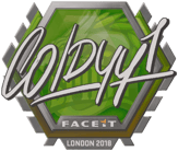 Sticker | COLDYY1 | London 2018 image