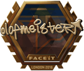 Sticker | olofmeister (Gold) | London 2018