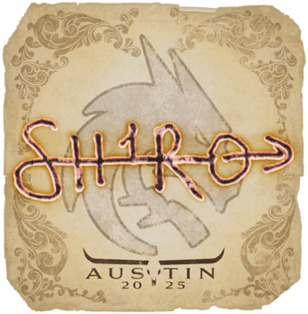 Sticker | sh1ro | 2025年奥斯汀锦标赛