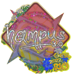 Sticker | hampus (Glitter) | Rio 2022
