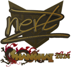 Sticker | NertZ (Gold) | Shanghai 2024 image
