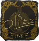 Sticker | bLitz (Gold) | Austin 2025 image