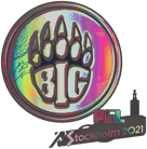 Sticker | BIG (Holo) | Stockholm 2021 Sticker | BIG (Holo) | Stockholm 2021 image