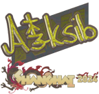 Sticker | Aleksib (Holo) | Shanghai 2024 image