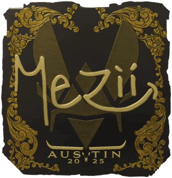 Sticker | mezii(금박) | 오스틴 2025