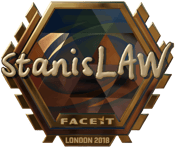 Sticker | stanislaw (Gold) | London 2018