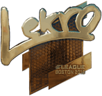 Sticker | Lekr0 (Gold) | Boston 2018 Sticker | Lekr0 (Gold) | Boston 2018 image