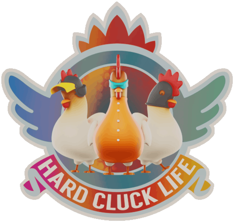 Preview image 1 of Sticker | Hard Cluck Life (Ảnh toàn ký)