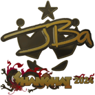 Sticker | JBa (Gold) | Shanghai 2024 Sticker | JBa (Gold) | Shanghai 2024 image