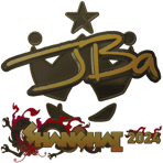 Sticker | JBa (Gold) | Shanghai 2024