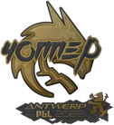 Sticker | chopper (Gold) | Antwerp 2022 image