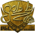 Sticker | gob b (Gold) | Krakow 2017 Sticker | gob b (Gold) | Krakow 2017 image