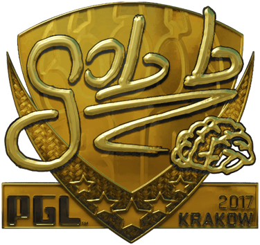 Sticker | gob b (Gold) | Krakau 2017