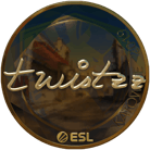 Sticker | Twistzz (Gold) | Katowice 2019 image