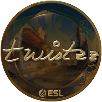 Sticker | Twistzz（黃金）| Katowice 2019