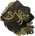 Sticker | saffee (Gold) | Rio 2022 image