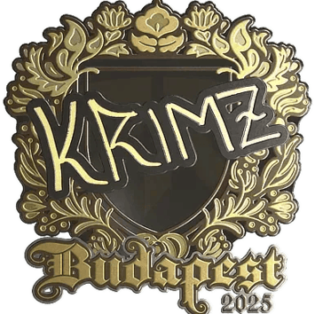 สติกเกอร์ | KRIMZ (Gold) | Budapest 2025