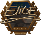 Sticker | EliGE (Gold) | London 2018
