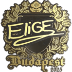Sticker | EliGE (Gold) | Budapest 2025