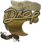 Sticker | drop (Gold) | Paris 2023