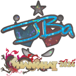 Sticker | JBa (Glitter) | Shanghai 2024