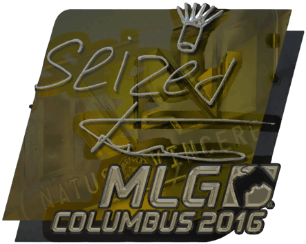 Sticker | seized (Glanz) | MLG Columbus 2016