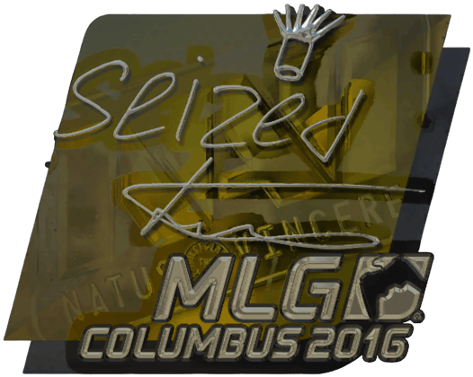 Sticker | seized (Foil) | MLG Columbus 2016