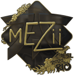 Sticker | mezii (Gold) | Rio 2022