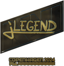 Sticker | jL (Gold) | Copenhagen 2024 image