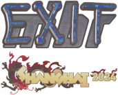 Sticker | exit (Holo) | Shanghai 2024 image