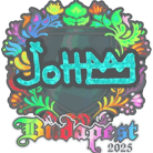 Sticker | jottAAA (Holo) | Budapest 2025 Sticker | jottAAA (Holo) | Budapest 2025 image