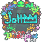 Sticker | jottAAA (Holo) | Budapest 2025