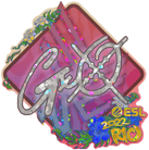 Sticker | gxx- (Glitter) | Rio 2022 image